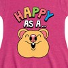 Girls' - Instant Message - Happy As A Quokka Fit & Flair Cap Sleeve Graphic Dress - 2 of 4