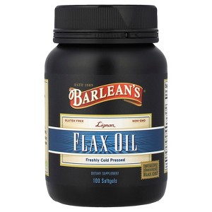 Barlean's Lignan Flax Oil, 100 Softgels - 1 of 4