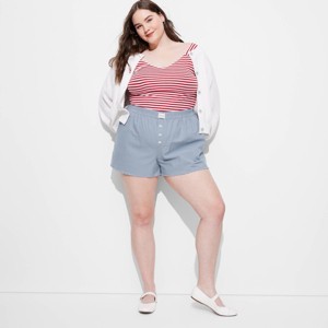 Women's Pull-on Boxer Shorts - Wild Fable™ - 1 of 3