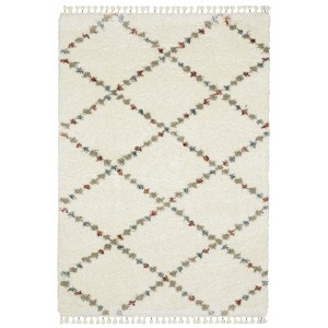 Oriental Weavers Axis AX08A Ivory/ Multi Indoor Area Rug - 3'10" x 5'5" - 1 of 4