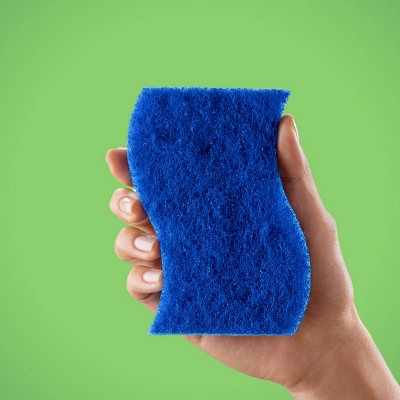 Scotch-Brite Non-Scratch Scrub Sponge - 4pk: Cellulose Material, Multi-Surface Cleaning