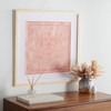 Alsephina - 25" X 25" - Pink - Framed Textile Wall Art - WLA1006 - Safavieh - 2 of 4