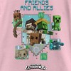 Girl's Minecraft Legends Friends and Allies T-Shirt - 2 of 4