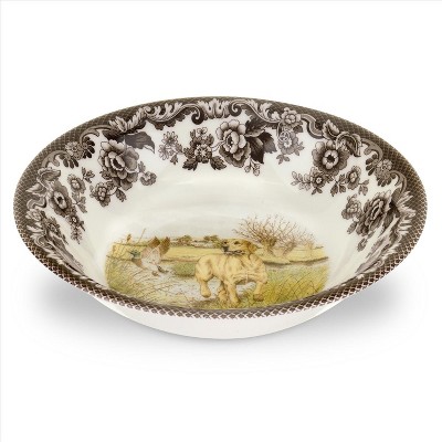 Spode Woodland Ascot Cereal Bowl, 8 Inch, Made in England from Fine Earthenware, Assorted Dogs