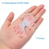 Unique Bargains DIY Craft Handmade Decorative Double Heads Artificial Flower Stamens 150 Pcs - 3 of 4