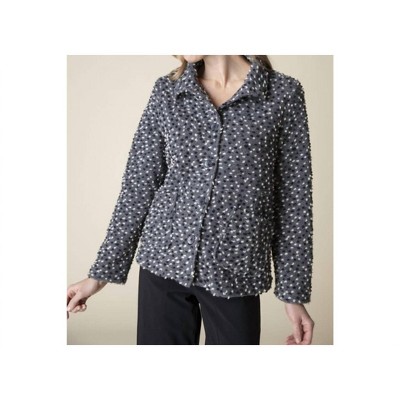 Women's Lots if Dots Boiled Wool Swing Coat - habitat