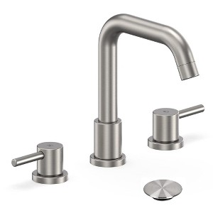 Whizmax Bathroom Sink Faucet,Bathroom Faucet 3 Hole with Stainless Steel Pop Up Drain and cUPC Lead-Free Hose - 1 of 4