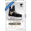 Trends International NHL Pittsburgh Penguins - Drip Skate 21 Framed Wall Poster Prints - 3 of 4