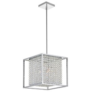 CWI Lighting Cube 3 Light Chandelier With Chrome Finish - 1 of 4