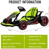 24V Electric Go Kart for Kids, Drift Kart with 2¡Á200W Motors, 7Ah Battery, Pedal Drive, Racing Go Kart Toy for Outdoor Fun - 2 of 4