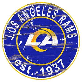 NFL Los Angeles Rams Established 12" Circular Sign