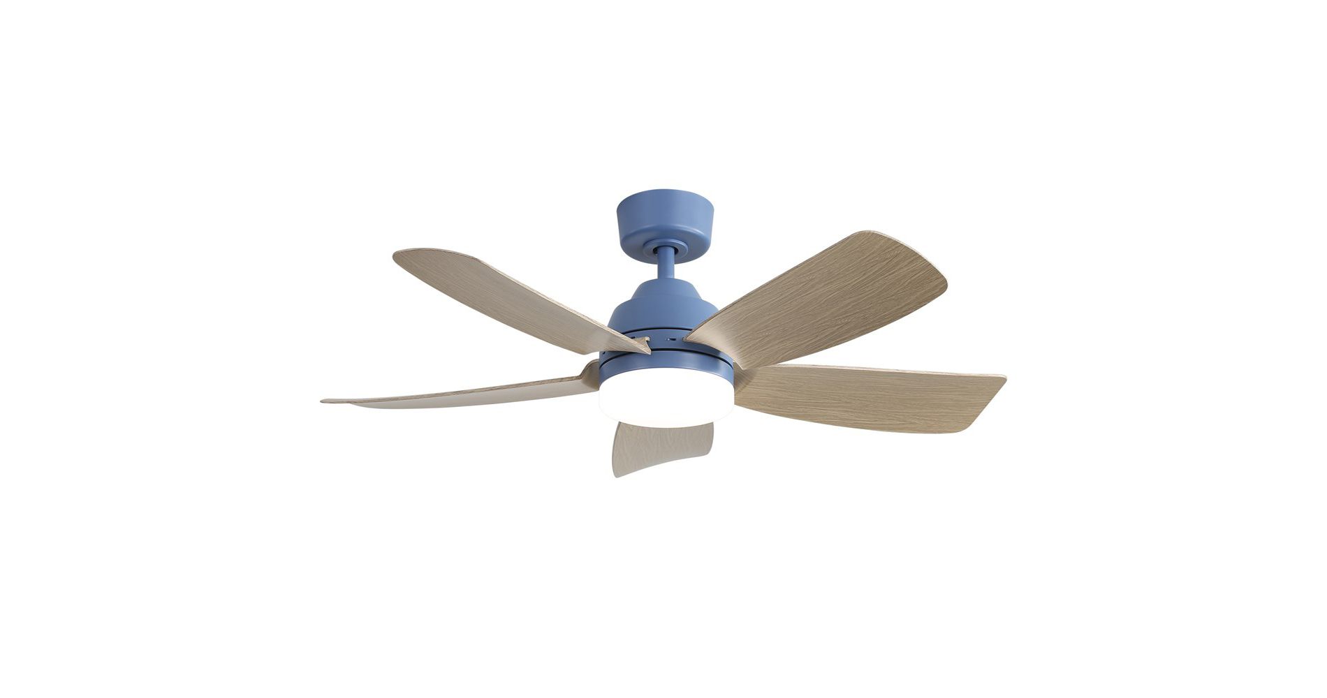 Sofucor 42'' Ceiling Fan with Lights and Remote for Bedroom Patios Dark Blue
