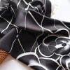 Anna-Kaci Oversized Women's Stripe Satin Square Scarf Fashionable Neck Hair Bag Accessory - 35.4IN×35.4IN - 3 of 4