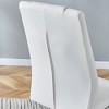 Okak Modern Comfortable Dining Chairs Set of 4, Faux Leather with Thickened Backrest & Anti-Scratch Metal Legs for Kitchen/Office/Bedroom - 4 of 4