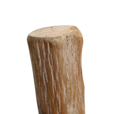 Natural Solid Wood 59-Inch 4-Rung Rustic Blanket Ladder