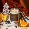 Sweet Water Decor Gingerbread and Spice 9oz Clear Jar Soy Candle - 2 of 3