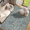 Hallway Runner Rug Machine Washable Vintage Distressed Rug Indoor Carpet - 2 of 4