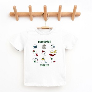 The Juniper Shop Christmas Spirits Green Words Youth Short Sleeve Tee - 1 of 3