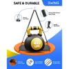 Mastgoal Sturdy & Comfortable 43 Inch Saucer Tree Swing Flying Indoor Outdoor Play Set Swing for Kids - 3 of 4