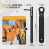 Itopfox Right Angle Ratcheting Screwdriver Set - 90 Degree Offset Mini Ratchet Wrench with Bit Socket for Tight Spaces, Cool Gadgets EDC Gear Tool - 4 of 4