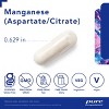 Pure Encapsulations Manganese (Aspartate/Citrate) - Hypoallergenic Trace Mineral Supplement for Connective Tissue and Bones - 60 Capsules - 3 of 4
