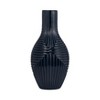 Sagebrook Home Ceramic Geometric Design Vase - Contemporary Decorative Flower Vase for Table Centerpiece Home Office Decor - 2 of 4