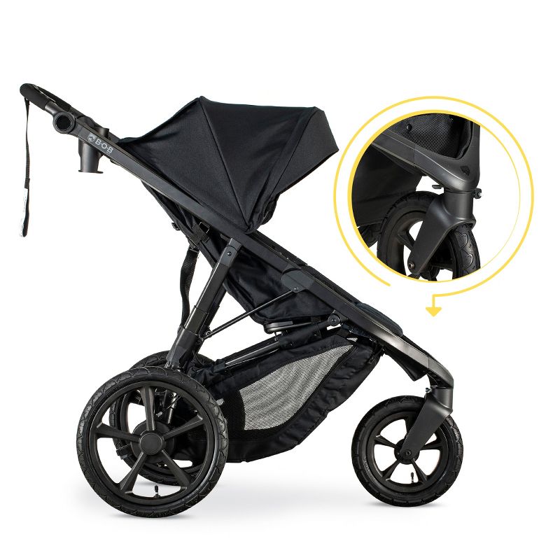 BOB Gear Wayfinder Jogging Stroller with Dual Suspension and Air-Filled Tyres, 4 of 6