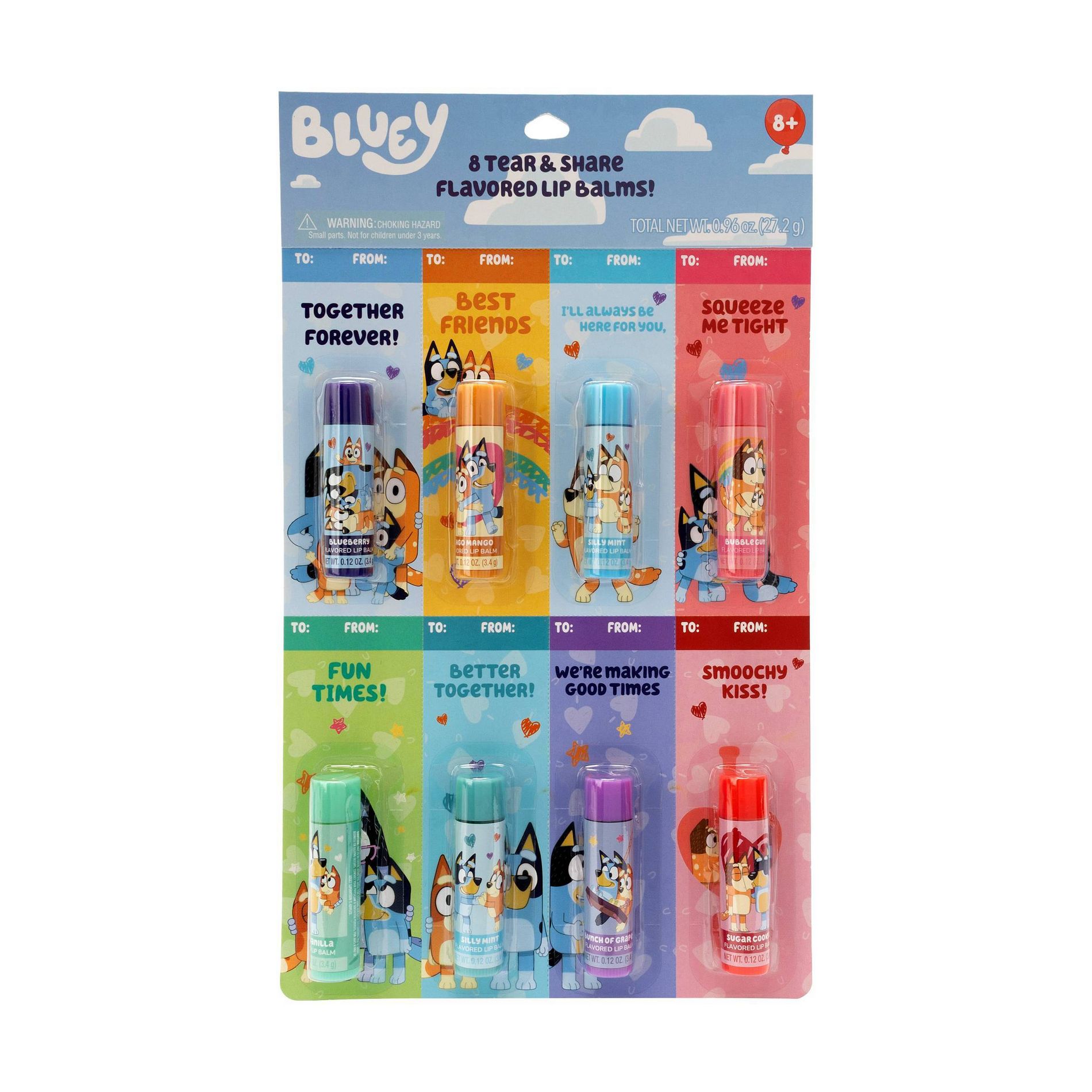 Bluey 8pk Tear and Share