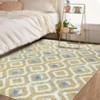 Shag Area Rugs for Living Room Bedroom, Abstract Plush Thick Premium Rug Shaggy Soft Plush Carpet for Kids Home Dorm - 4 of 4