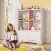 Bookshelf and Toy Organizer, Kids Book Shelf for Kid Rooms with Door, Cubes Storage Organizer,Wood Children Bookcase - 2 of 4