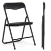 5-Piece Foldable Table & Chair Set: Metal-Frame Portable Upholstered Card Table with Foldable Kids Activity Set for Dining/Play/Living Rooms - 4 of 4