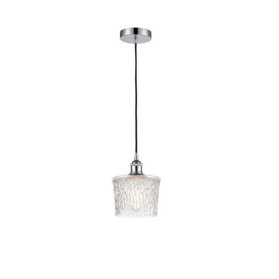 Niagra - 1 Light Cord Hung Mini Pendant In Industrial Style-9.25 Inches Tall and 6.5 Inches Wide