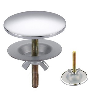 Sink Hole Cover 2-Pack – 2 Inch Deck Plate for Kitchen or Bathroom Faucet - 1 of 4