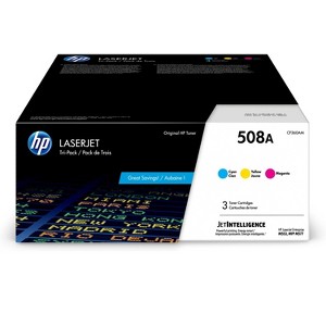 HP Inc. 508A 3-pack Cyan/Magenta/Yellow Original LaserJet Toner Cartridges, Per - 1 of 4