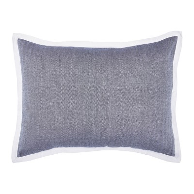 carol & frank 20" X 26" Roscoe Indigo Standard Sham