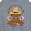 Women's - Instant Message - Raised On 90's Country Graphic Racerback Tank - 2 of 4