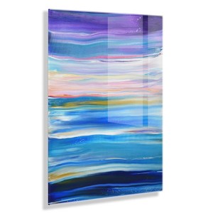 23" x 31" Seaside Serenity Floating Acrylic Art by Xizhou Xie Assorted - Kate & Laurel All Things Decor - 1 of 4