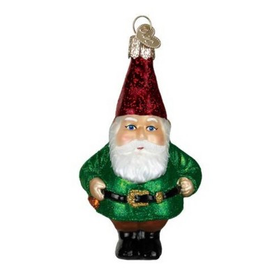 Old World Christmas 3.75 In Gnome Ornament Gardening Tree Ornaments