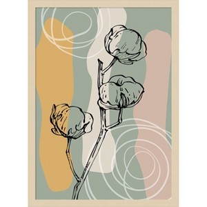 Amanti Art Cotton 2 by Samira Yanushkova Wood Framed Wall Art Print - 1 of 4