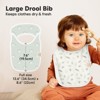 KeaBabies 8-Pack Hallo Baby Drool Bibs , Baby Bibs for Boys, Girls, Pull-on Bibs for Baby Boy, Baby Girl, Baby Bib Unisex - 4 of 4