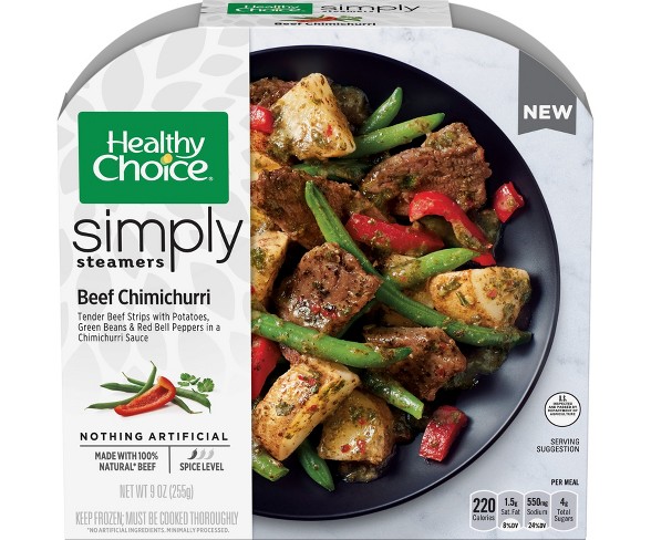 Healthy Choice Beef Chimichurri Frozen Simply Steamers - 9oz