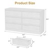 6 Drawer Dresser for Bedroom, 29" Tall Modern 6 Chest of Drawers with Large Storage Space - 2 of 4