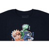 Seven Times Six Naruto Shippuden Boys' Anime Sasuke Kakashi Raised Print Kids T-Shirt Tee Blue - 3 of 3
