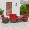 UPTIOT 6-Piece Outdoor Patio Conversation Set - 3 of 4