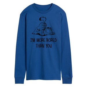Men's - Garfield - More Bored Than You Long Sleeve Graphic T-Shirt - 1 of 4