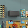 29.53"Heavy Duty Metal Wall Mounted Tool Storage Cabinet Steel Metal Garage Storage Cabinet Black - 2 of 4