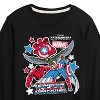 Boys' - Marvel - Captain America Sticker Style Long Sleeve Graphic T-Shirt - 2 of 4