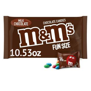 M&M's M&M'S Peanut Chocolate Candy Fun Size Pouch Pack, 3.74 oz 6 Pack