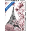 Trends International Reinders: Paris - Pink Eiffel Tower Unframed Wall Poster Print White Mounts Bundle 14.725" x 22.375" - 3 of 4