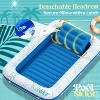 POOLSIDER Inflatable Tanning Pool Lounger | Large Inflatable Tanning Bed for Adults | Tanning Float - 4 of 4